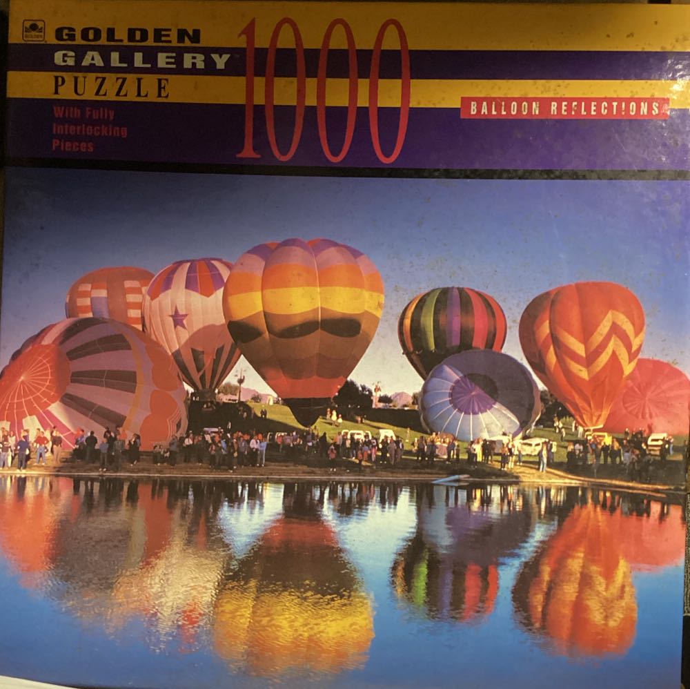 Balloon Reflections - Golden Gallery Puzzle puzzle collectible [Barcode 033500056505] - Main Image 2
