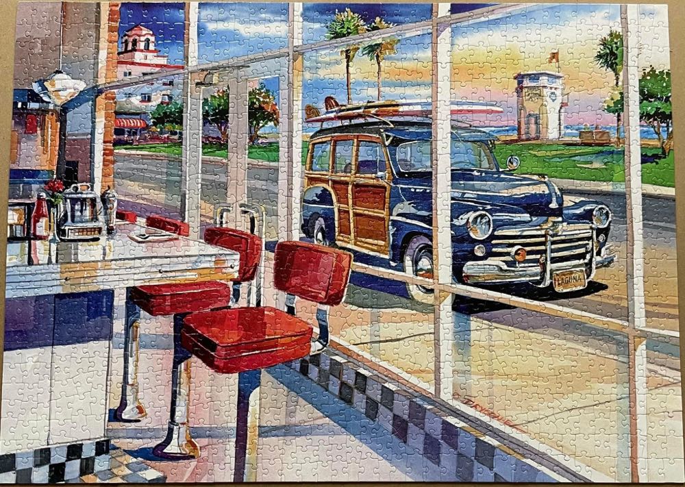 Diner Hangout - Cra-Z-Art puzzle collectible [Barcode 4895145420617] - Main Image 2