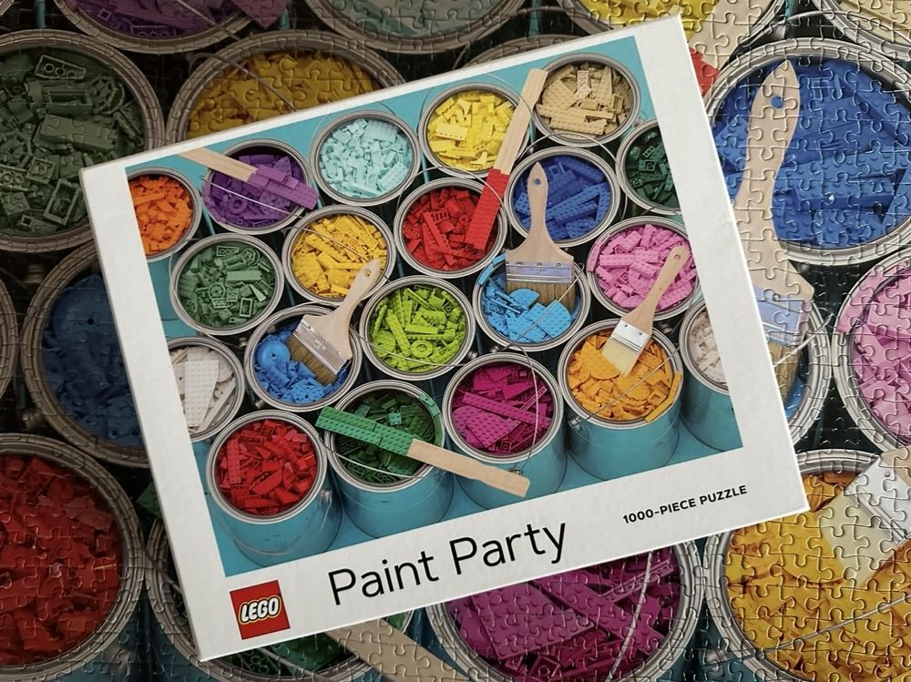 Lego - Paint Party - Chronicle Books puzzle collectible [Barcode 9781797210407] - Main Image 3