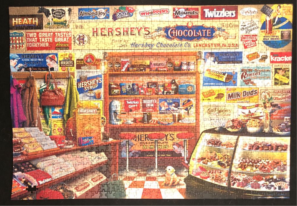 Hershey’s Candy Shop - Master Pieces puzzle collectible [Barcode 705988610929] - Main Image 2