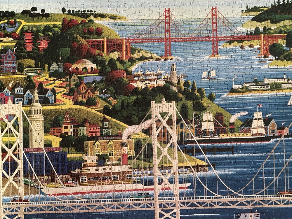 Bridges Of San Francisco - Sure Lox puzzle collectible [Barcode 686141883438] - Main Image 2