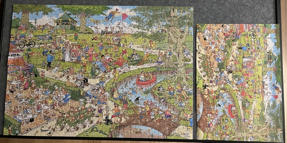 Het Park | Crazy Casino | Biljarten - Jumbo puzzle collectible [Barcode 8710126812587] - Main Image 2