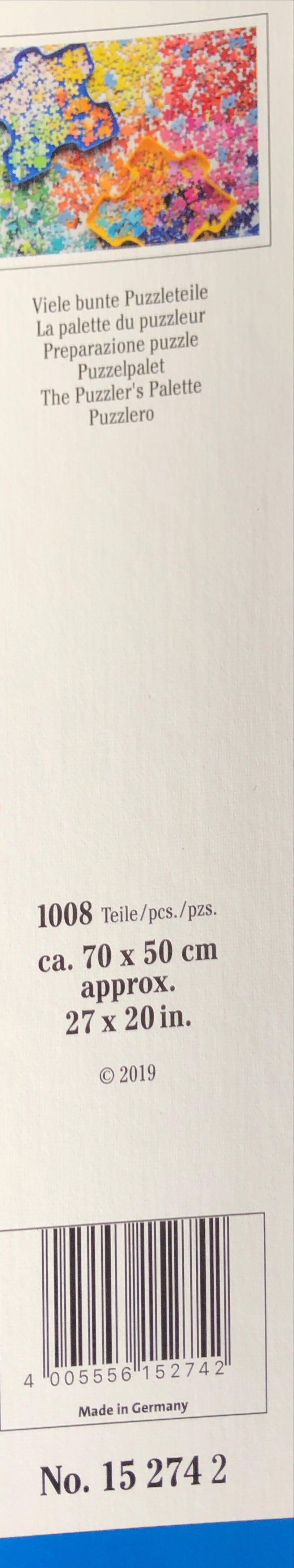 The Puzzlers Palette - Ravensburger puzzle collectible [Barcode 4005556152742] - Main Image 2