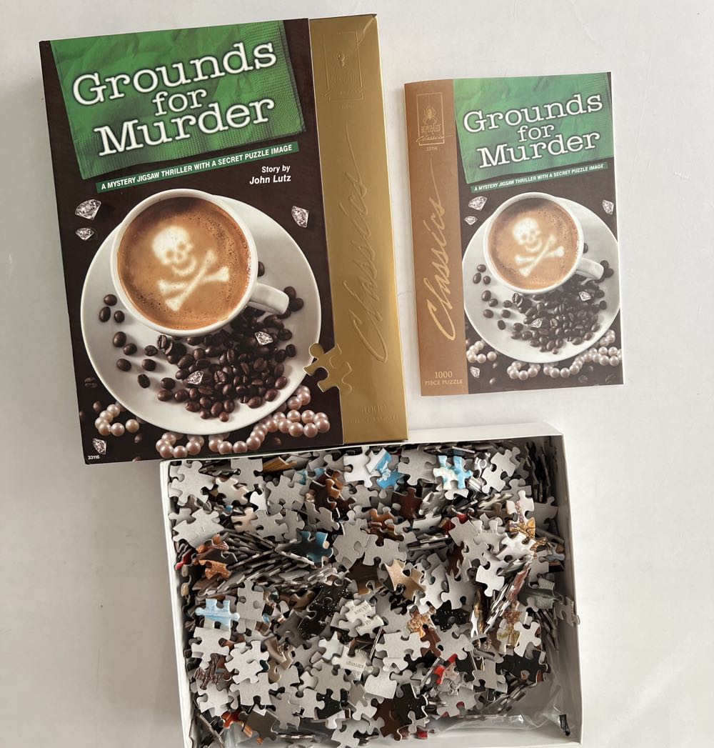 Grounds For Murder - Bepuzzled puzzle collectible [Barcode 023332331161] - Main Image 2