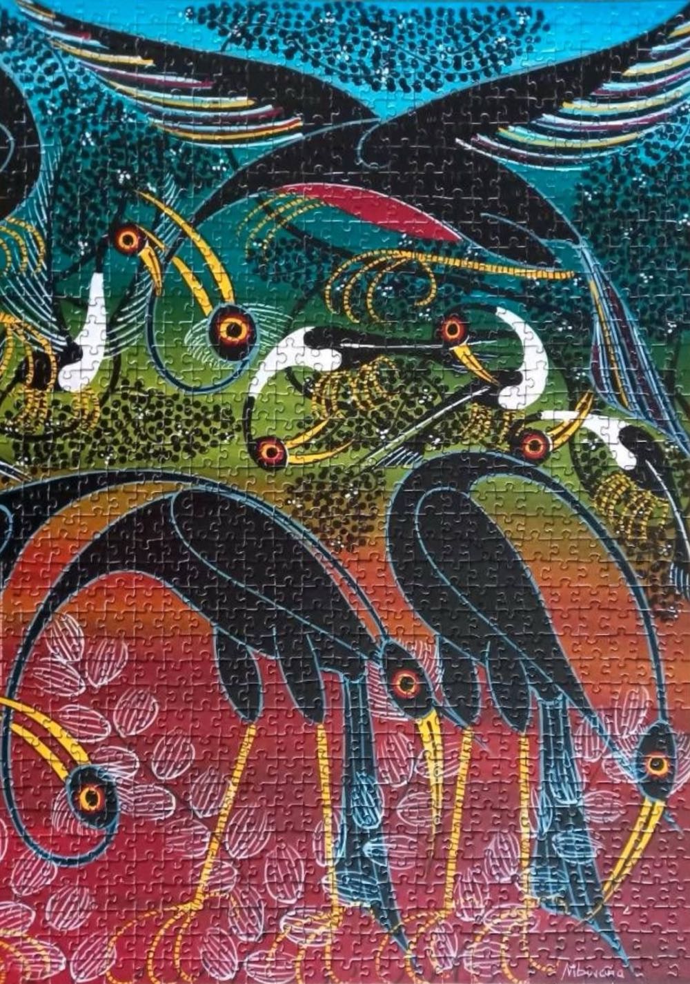 Tinga Tinga Cranes (RARE) - Heye Puzzle puzzle collectible [Barcode 4001689294281] - Main Image 3