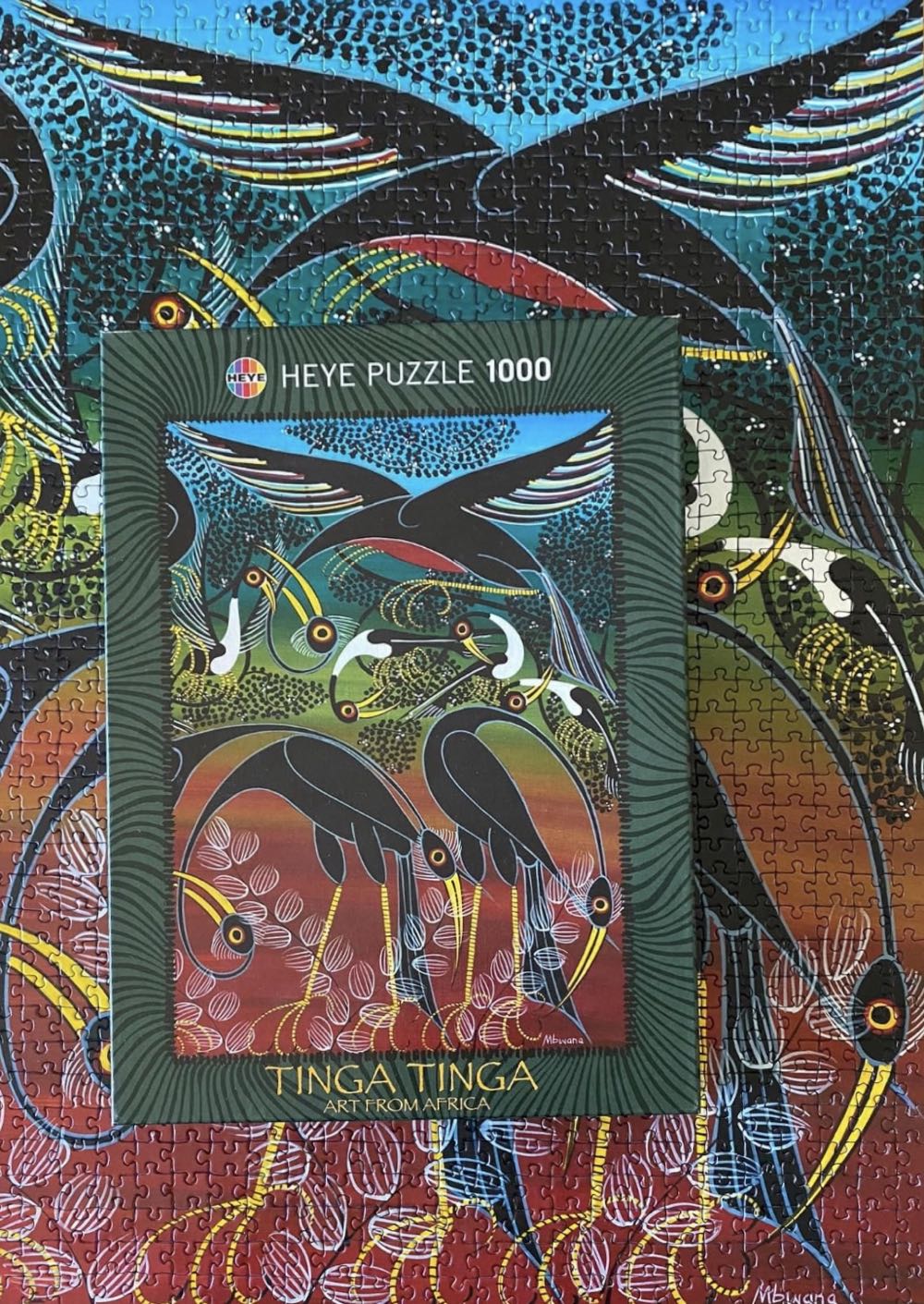 Tinga Tinga Cranes (RARE) - Heye Puzzle puzzle collectible [Barcode 4001689294281] - Main Image 4