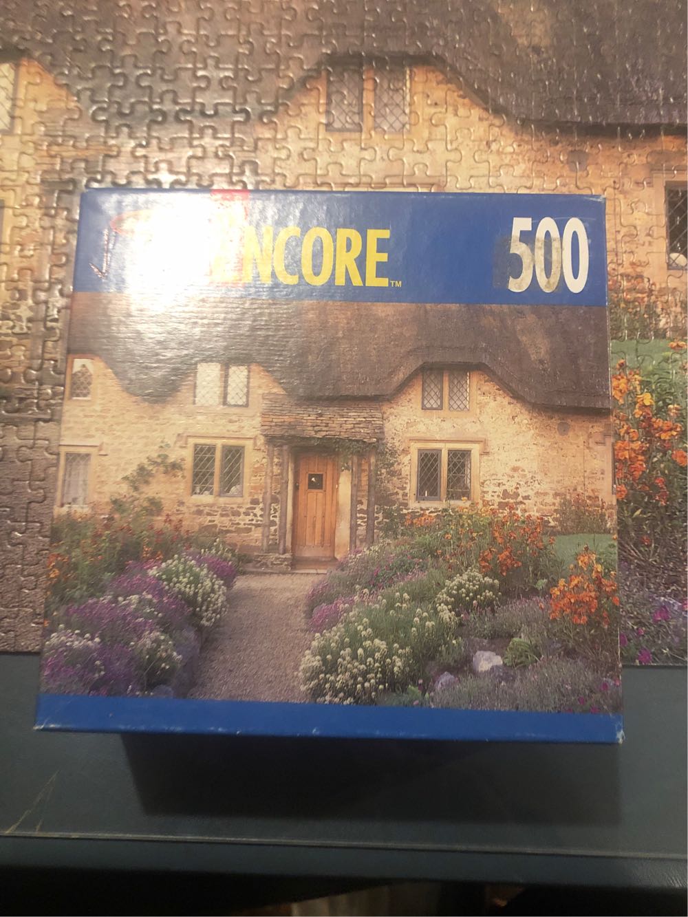 Cotsold Hills Sandy Lane Englsnd - Rose Art puzzle collectible - Main Image 2