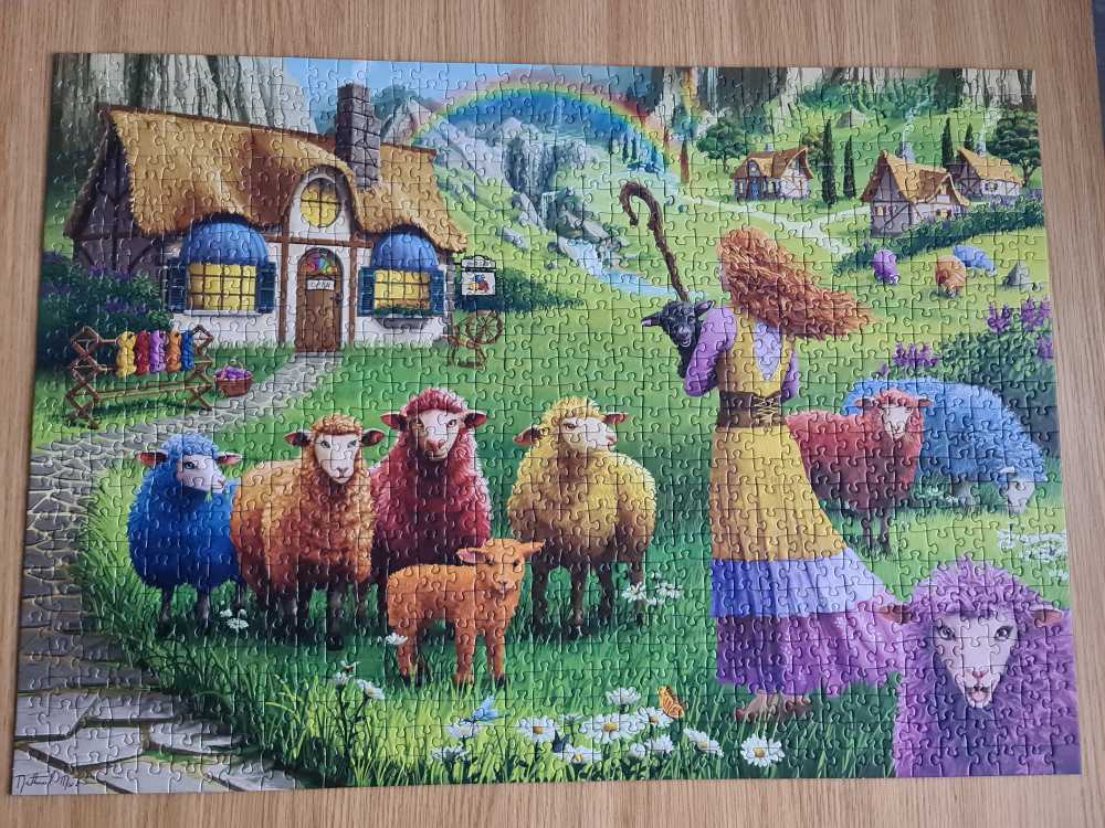 *The Happy Sheep Yarn Shop. 😁 COMPLETED 18/05/2022 - Ravensburger puzzle collectible - Main Image 2