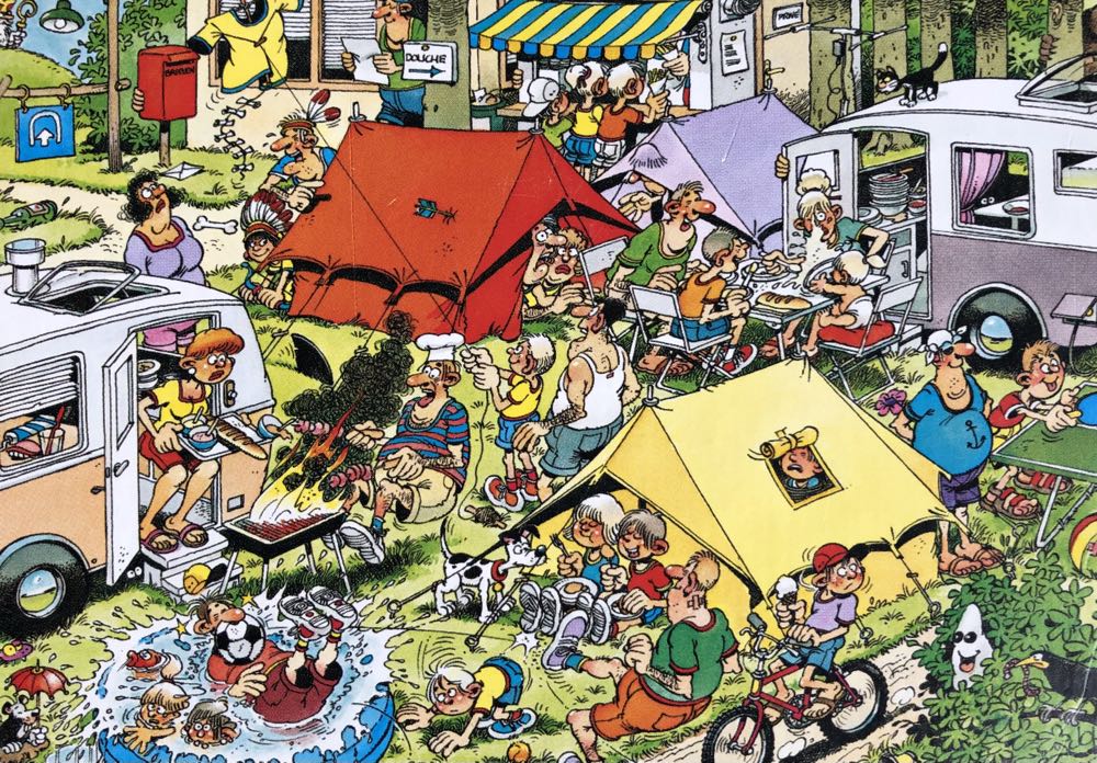 Camping, Op de  - Jumbo Comics puzzle collectible [Barcode 8710126172193] - Main Image 2