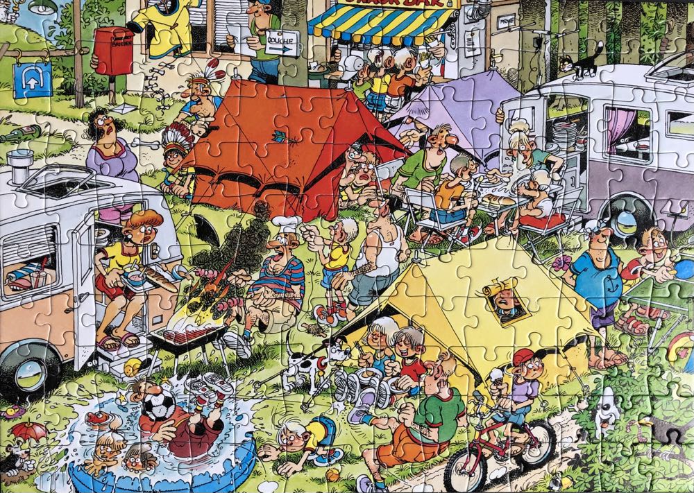 Camping, Op de  - Jumbo Comics puzzle collectible [Barcode 8710126172193] - Main Image 3