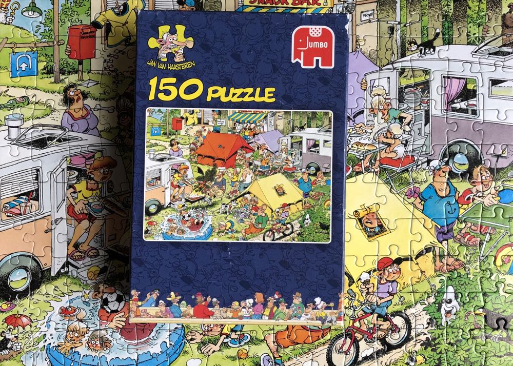Camping, Op de  - Jumbo Comics puzzle collectible [Barcode 8710126172193] - Main Image 4