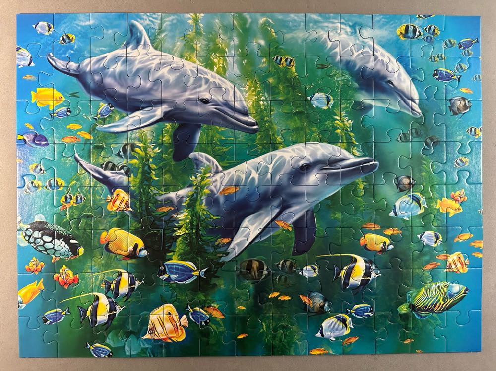 Dolphin Trio - Ravensburger puzzle collectible [Barcode 4005556106059] - Main Image 2