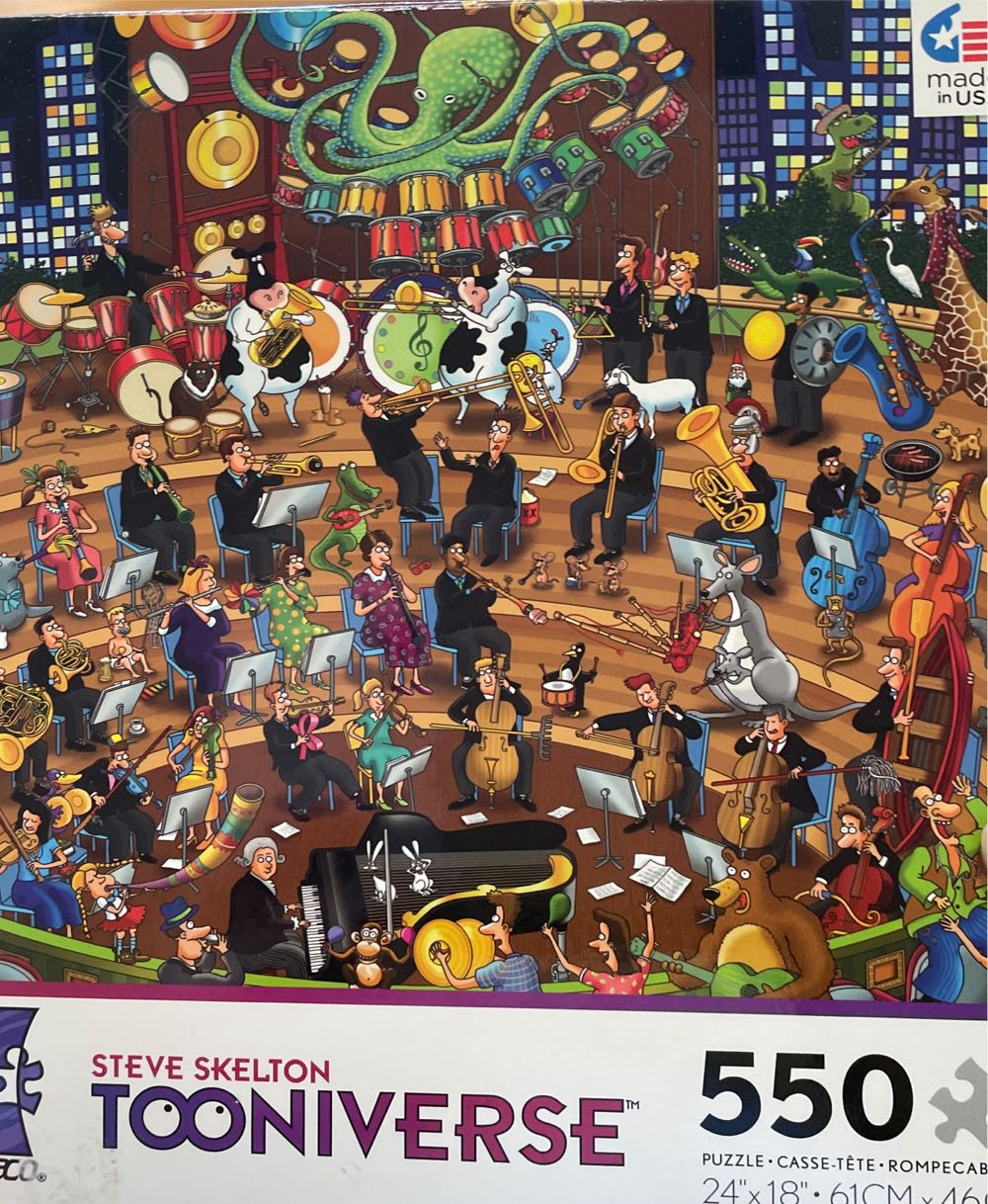 Rhapsody In zoo - Ceaco puzzle collectible [Barcode 021081023573] - Main Image 1