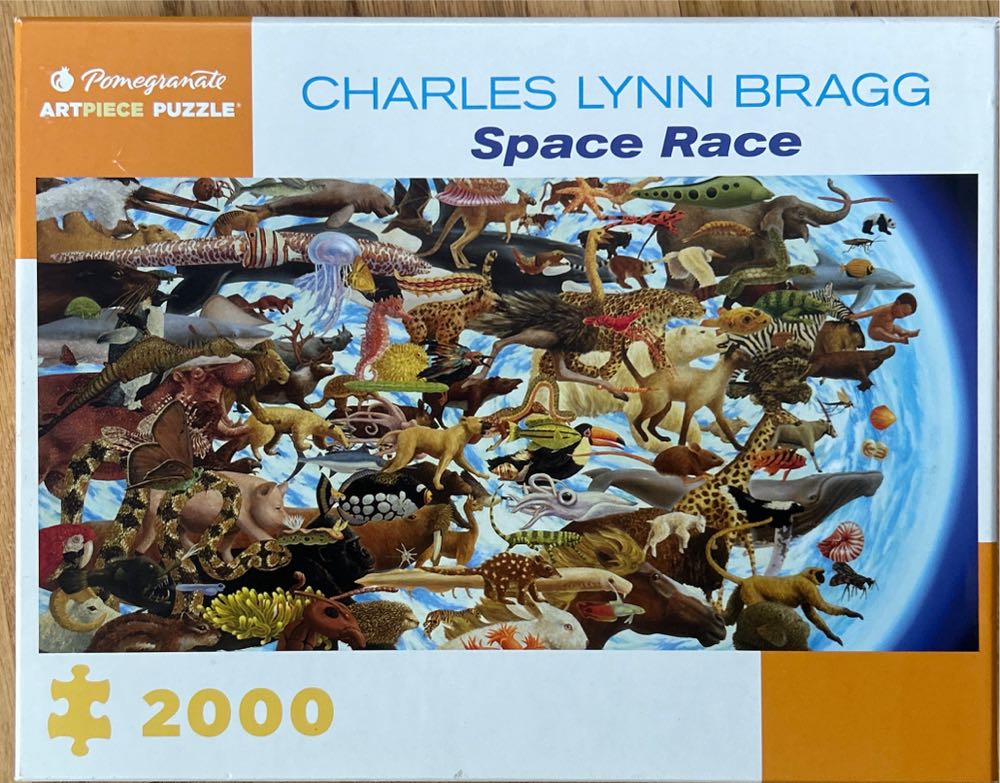 Space Race - Pomegranate puzzle collectible [Barcode 9780764999482] - Main Image 2