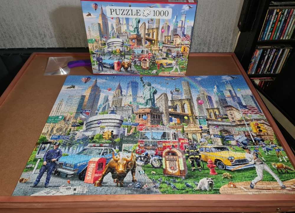 *New York. 😁 COMPLETED 24/01/2022 - Puzzle 1000 puzzle collectible [Barcode 4061461519193] - Main Image 2