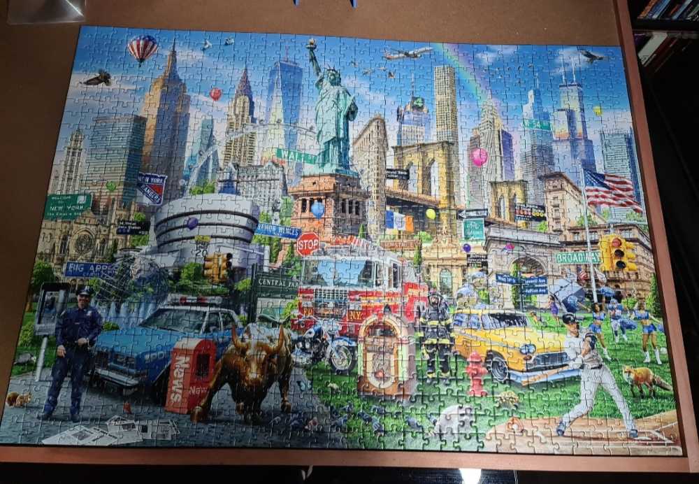 *New York. 😁 COMPLETED 24/01/2022 - Puzzle 1000 puzzle collectible [Barcode 4061461519193] - Main Image 3