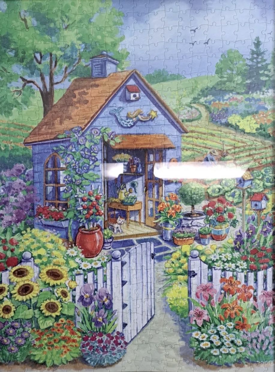 Path To The Garden Shed - SunsOut puzzle collectible [Barcode 796780634527] - Main Image 3