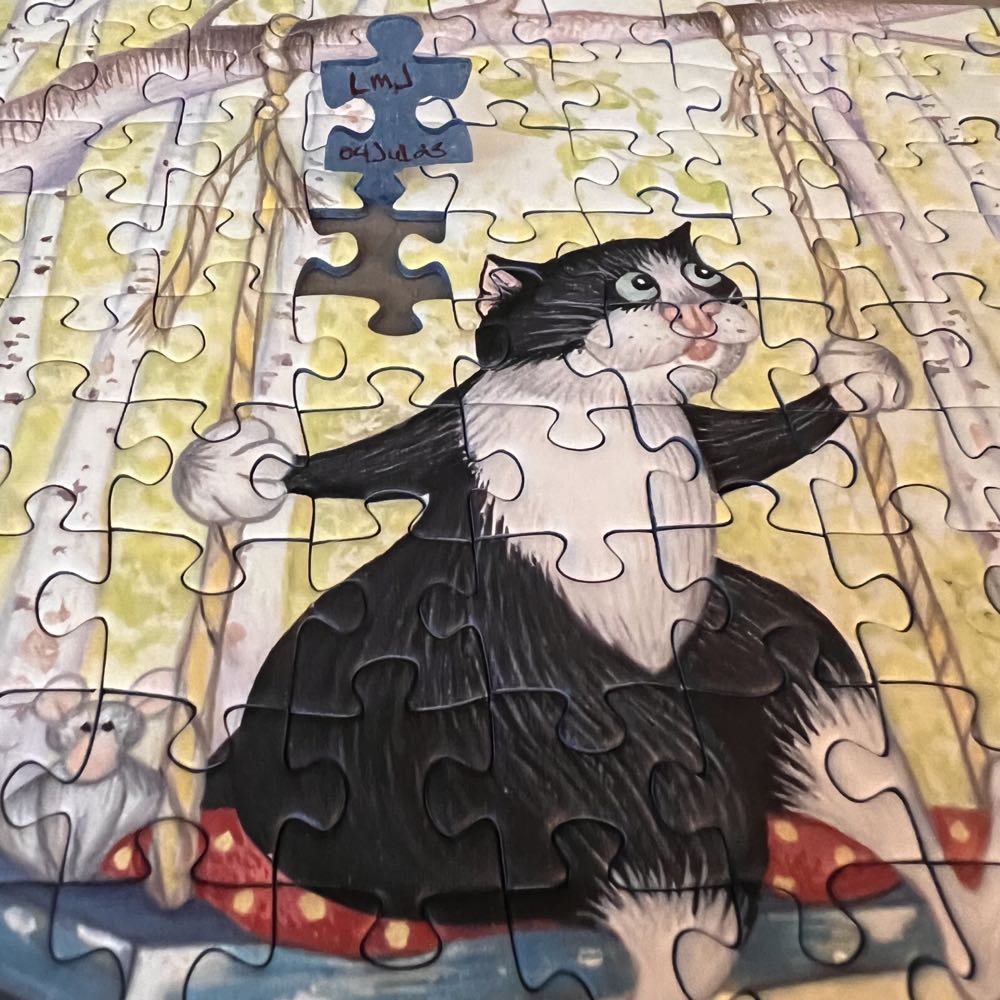 Crazy Cats - Lazy Summer Afternoon - Ravensburger puzzle collectible [Barcode 4005556169757] - Main Image 4