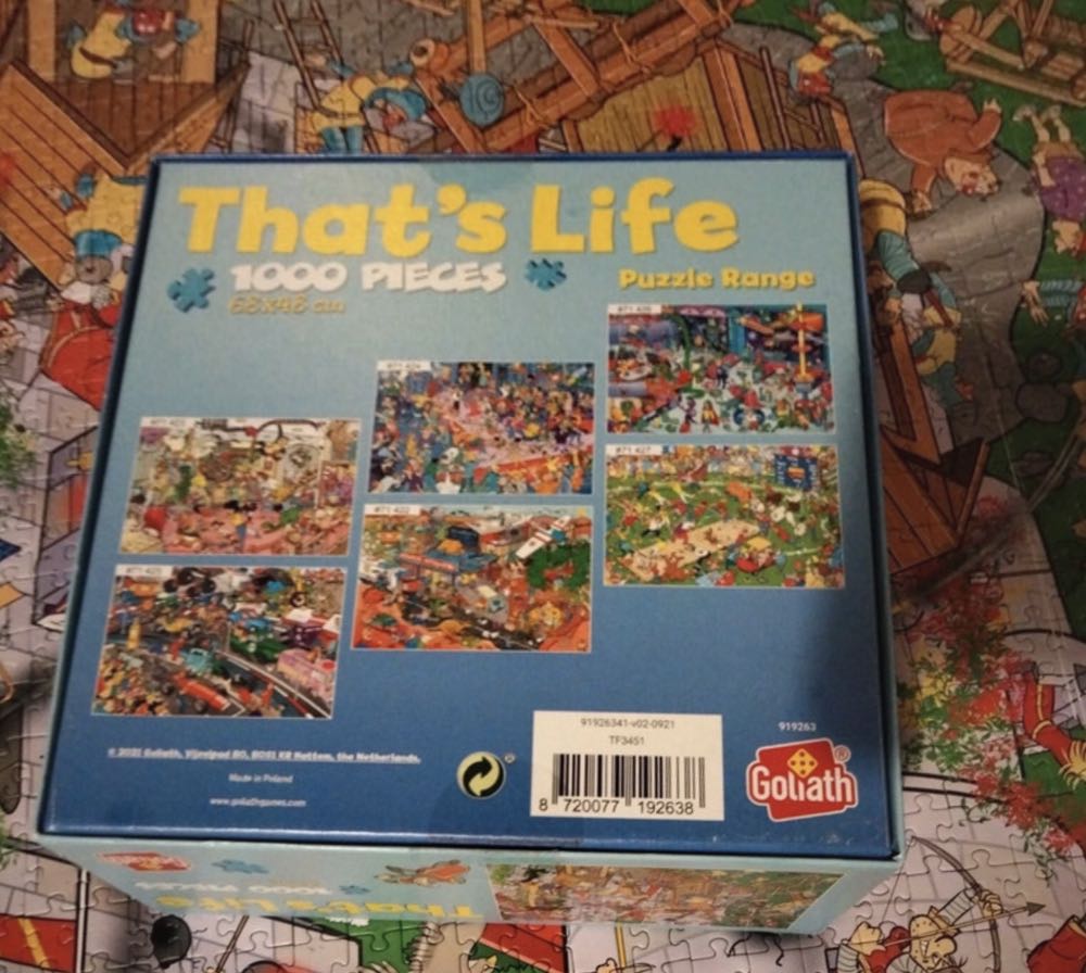 Castle/Kasteel 🟦 - Goliath That’s life puzzle collectible [Barcode 8720077192638] - Main Image 4
