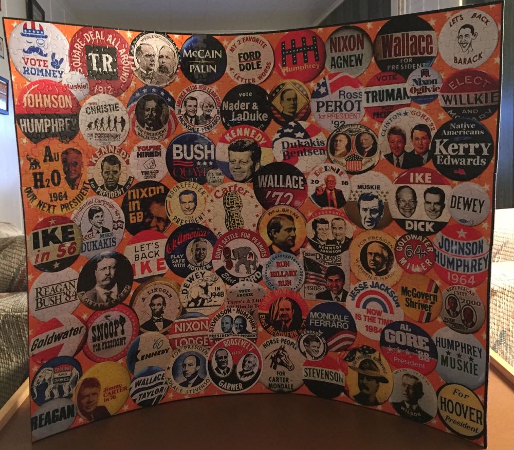 Campaign Buttons - White Mountain Puzzles puzzle collectible [Barcode 724819258802] - Main Image 4