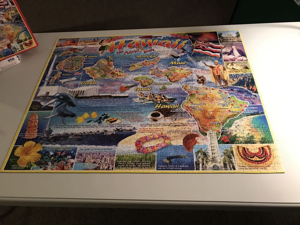 Sold - Hawaii - White Mountain puzzle collectible [Barcode 724819257065] - Main Image 2