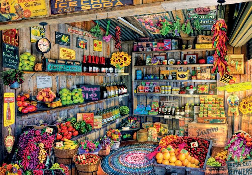 The Farmers Market - Educa puzzle collectible [Barcode 8412668171282] - Main Image 2