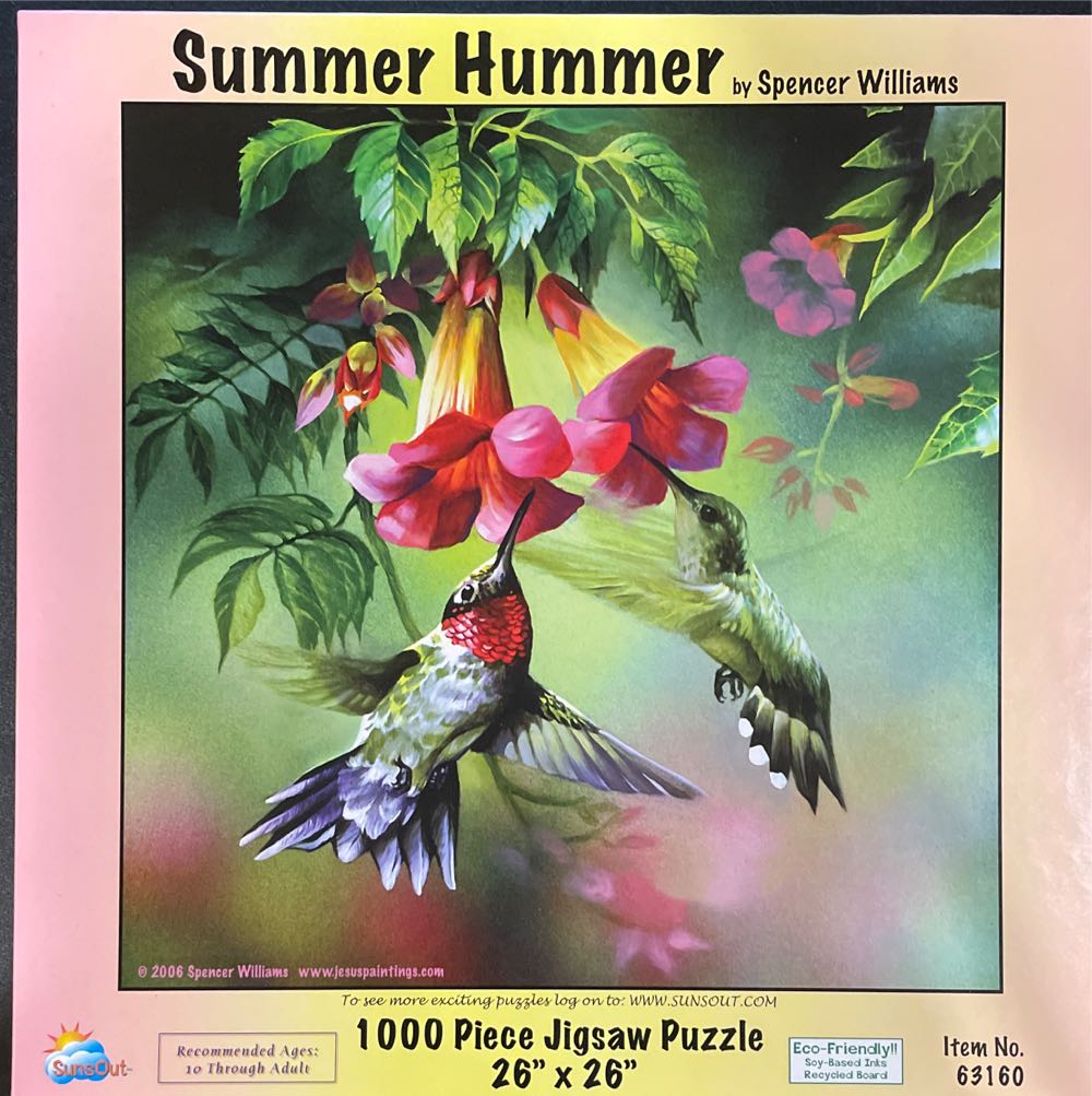 Summer Hummer - SunsOut puzzle collectible [Barcode 796780631601] - Main Image 2
