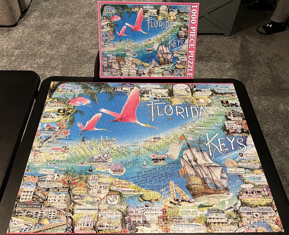 Florida Keys - White Mountain Puzzles puzzle collectible [Barcode 724819247462] - Main Image 3