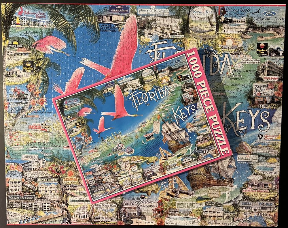 Florida Keys - White Mountain Puzzles puzzle collectible [Barcode 724819247462] - Main Image 4