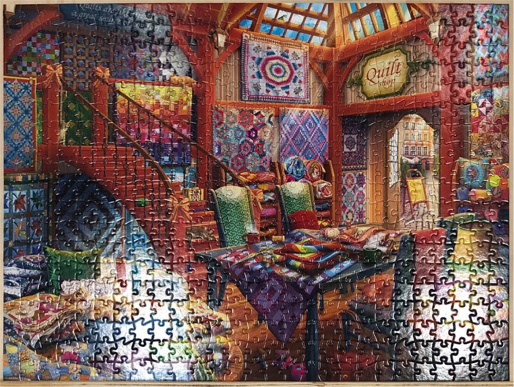 Quilt Shop - Buffalo puzzle collectible [Barcode 079346036998] - Main Image 2