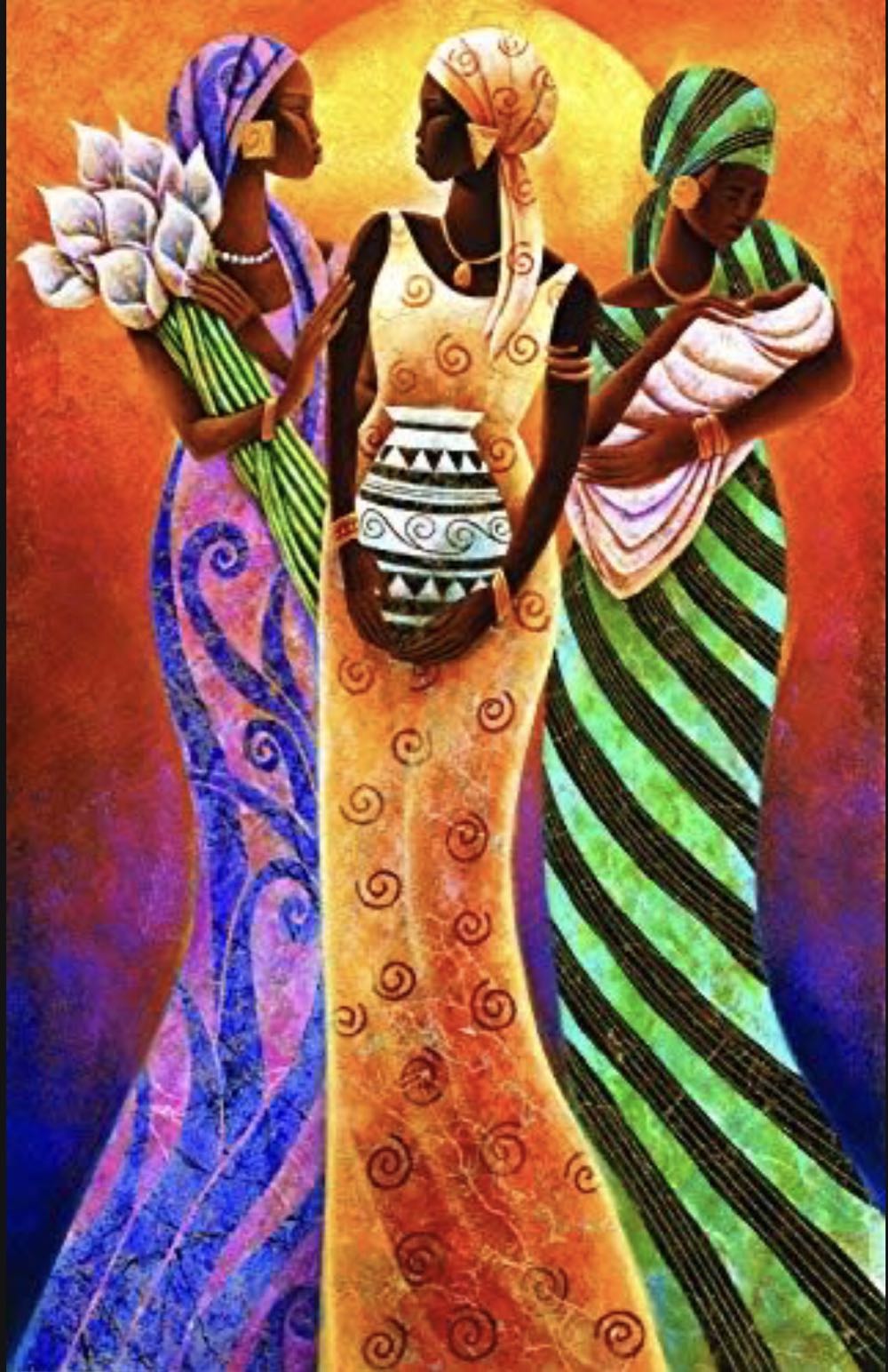 Sisters Of The Sun 🟦 - SunsOut puzzle collectible [Barcode 796780592674] - Main Image 2