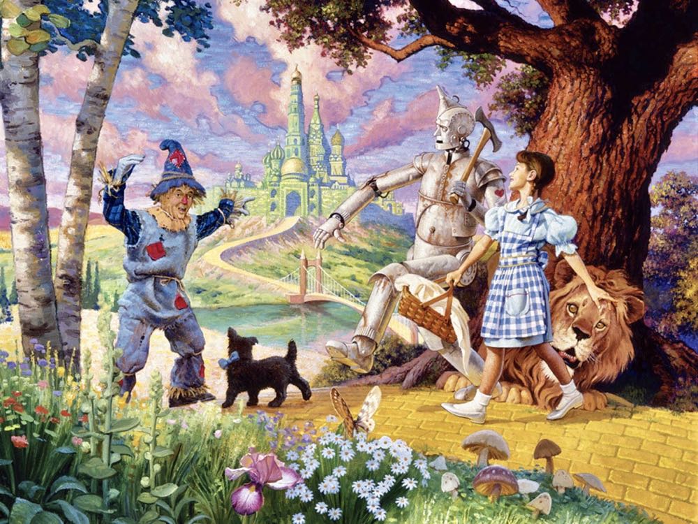 The Wizard of Oz - Cobble Hill puzzle collectible [Barcode 625012546218] - Main Image 2