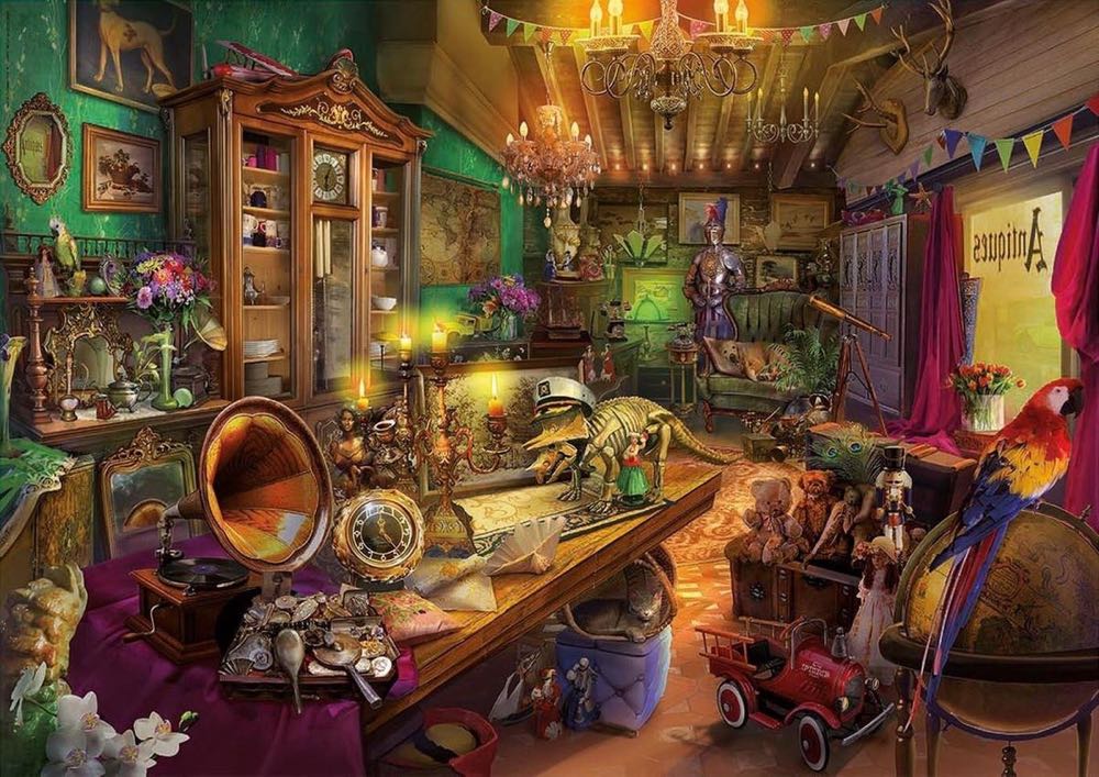 Antiquariaat/Antic Attic - Educa puzzle collectible [Barcode 8412668184800] - Main Image 2