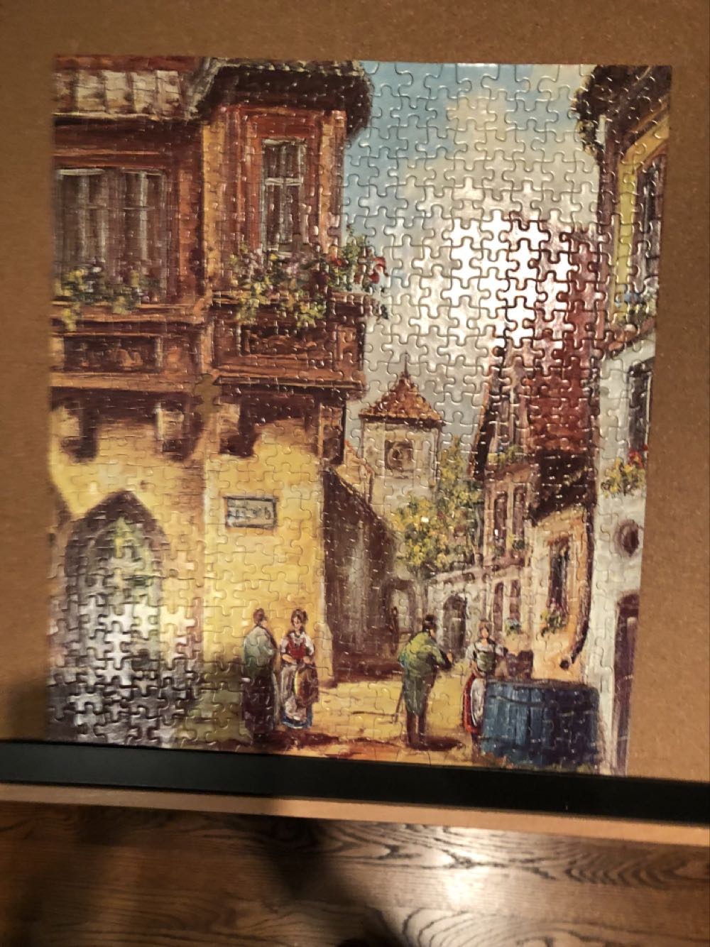 Quiet Courtyard - Whitman puzzle collectible - Main Image 2