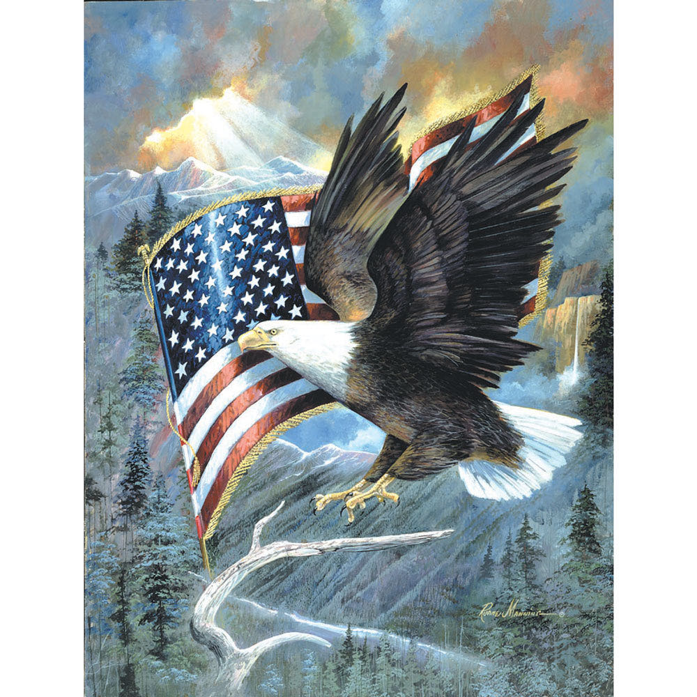 Eagle - American Eagle - SunsOut 🇺🇸 puzzle collectible - Main Image 2