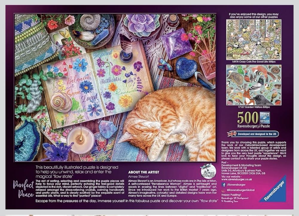 W Liz - Purrfect Peace 💎 - Ravensburger puzzle collectible [Barcode 4005556169146] - Main Image 5