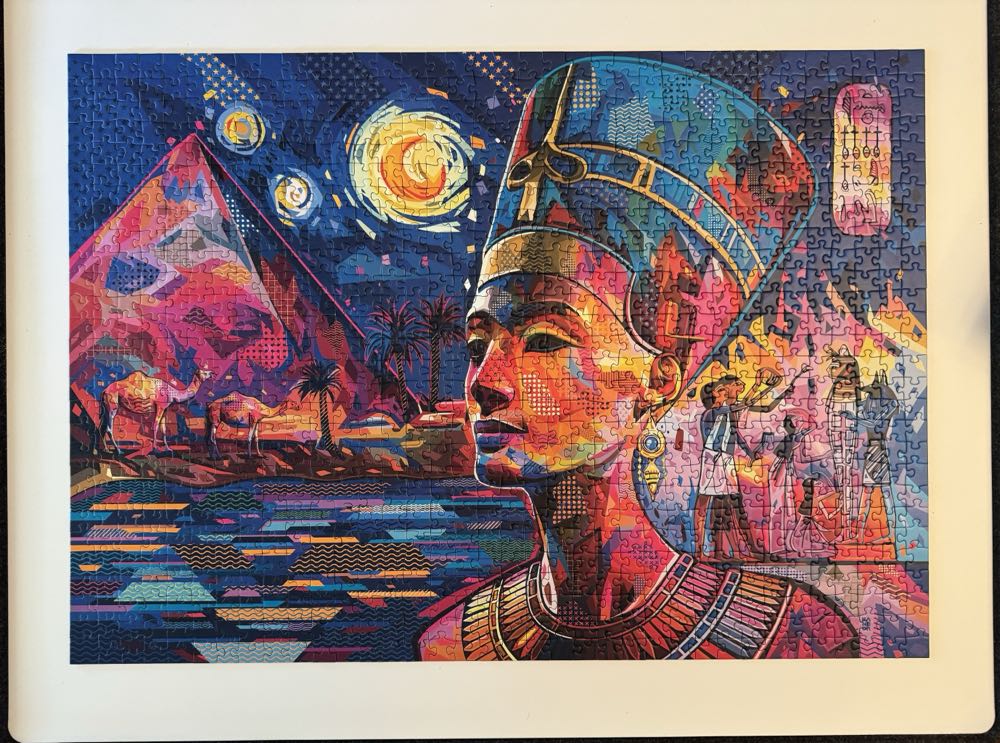 Nefertiti On The Nile - Ravensburger puzzle collectible [Barcode 4005556169467] - Main Image 3