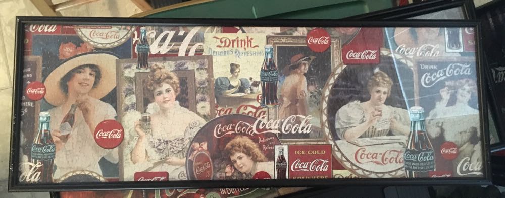 Coca-Cola 1 Of 4 Woman Of Coke Signs - Coca Cola puzzle collectible [Barcode 756621211713] - Main Image 3