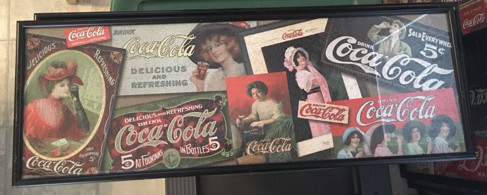 Coca-Cola 1 Of 4 Woman Of Coke Signs - Coca Cola puzzle collectible [Barcode 756621211713] - Main Image 4