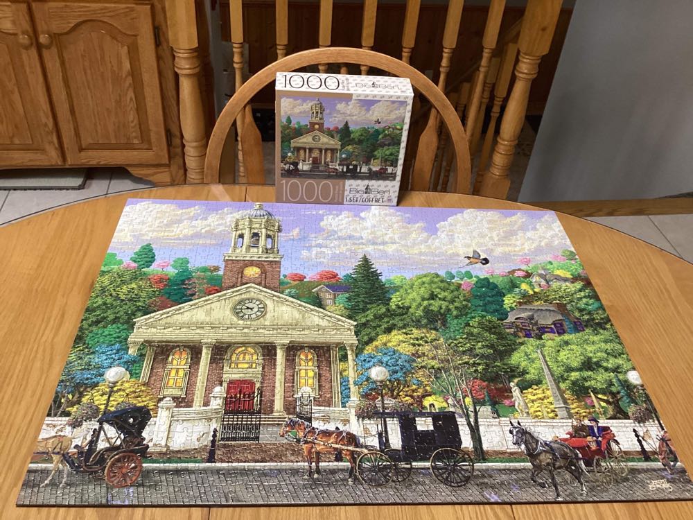 Church - Milton Bradley puzzle collectible [Barcode 778988184882] - Main Image 4