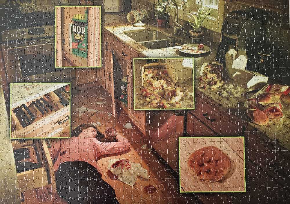 CSI: Stabbing Pain - Rose Art puzzle collectible [Barcode 072348973735] - Main Image 2