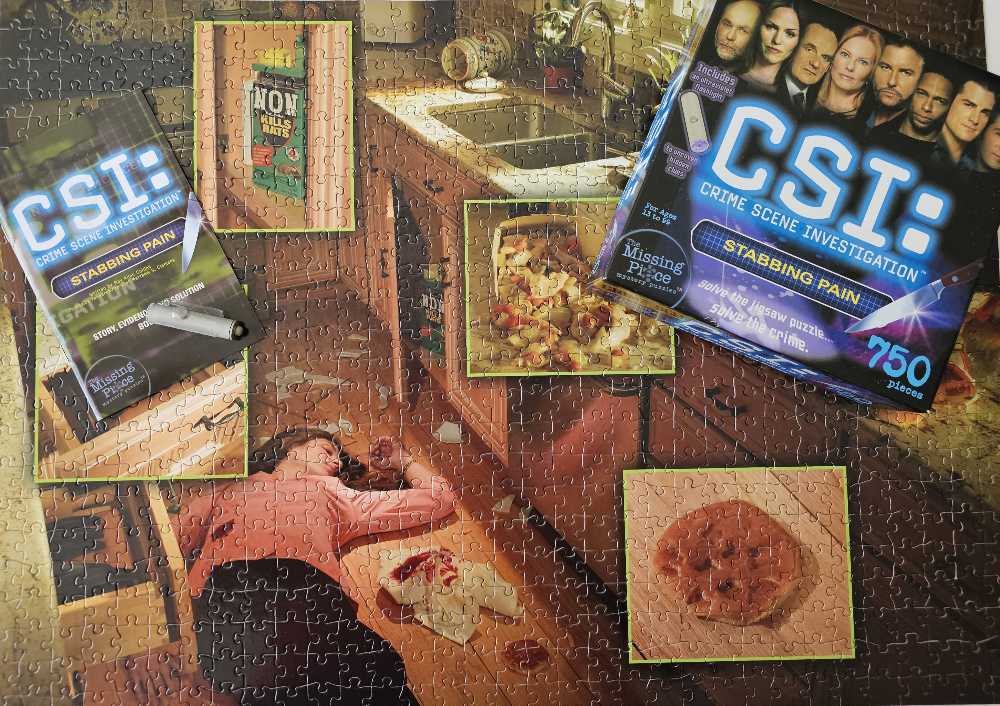 CSI: Stabbing Pain - Rose Art puzzle collectible [Barcode 072348973735] - Main Image 4