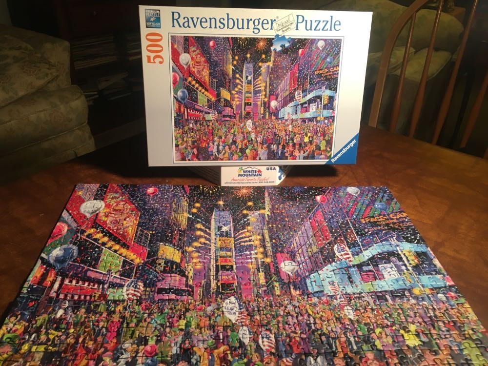 New Years in Tim e Square - Ravenburger puzzle collectible [Barcode 4005556164233] - Main Image 4
