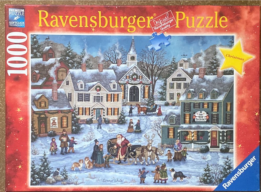 Santa In The Village - Ravenburger puzzle collectible [Barcode 4005556194667] - Main Image 1