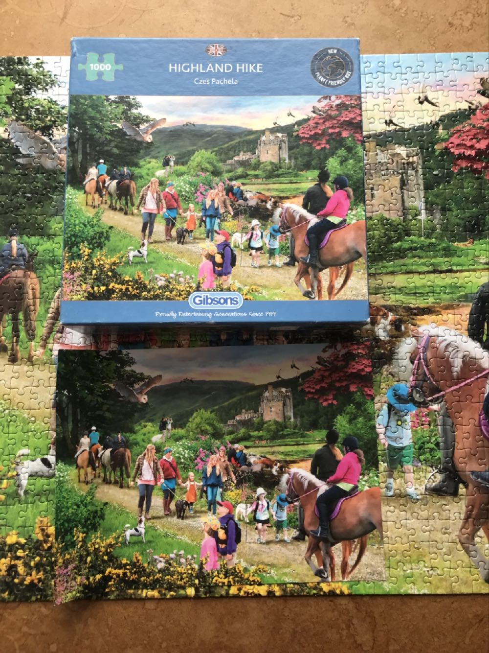 Highland Hike - Gibsons puzzle collectible [Barcode 5012269062953] - Main Image 4