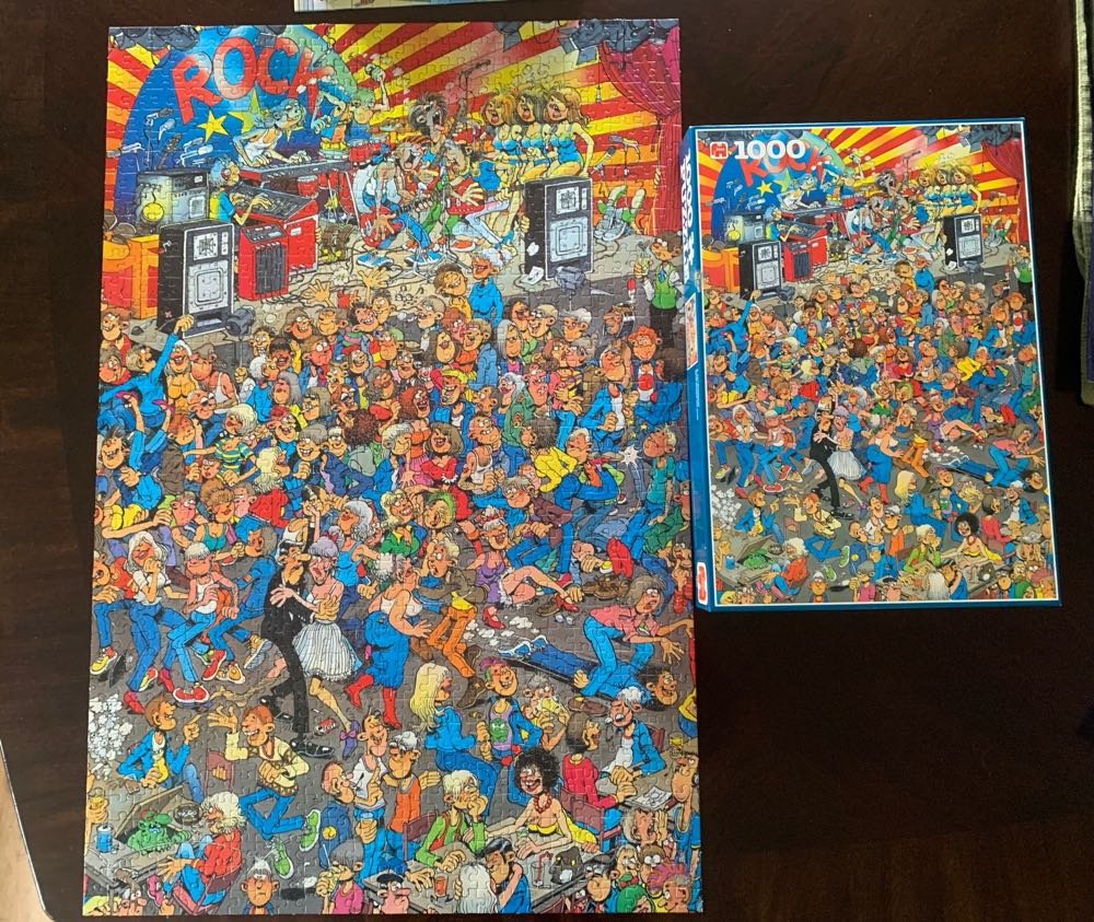 Rock Around The Clock - Jumbo puzzle collectible [Barcode 8710126016428] - Main Image 3