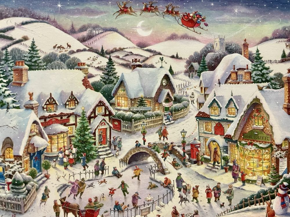 Country Christmas - Ravensburger puzzle collectible [Barcode 4005556153374] - Main Image 2