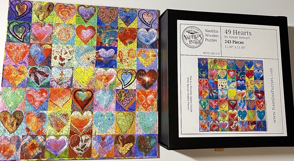 Aimee Stewart - 49 Hearts - Nautilus Puzzles puzzle collectible - Main Image 2
