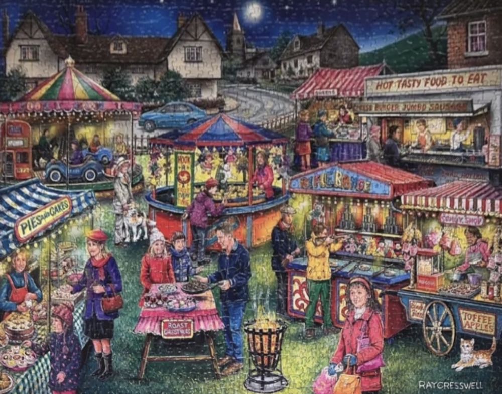 000 Village Fayre (No 13) - HOP 🇬🇧 puzzle collectible [Barcode 5060002004395] - Main Image 3