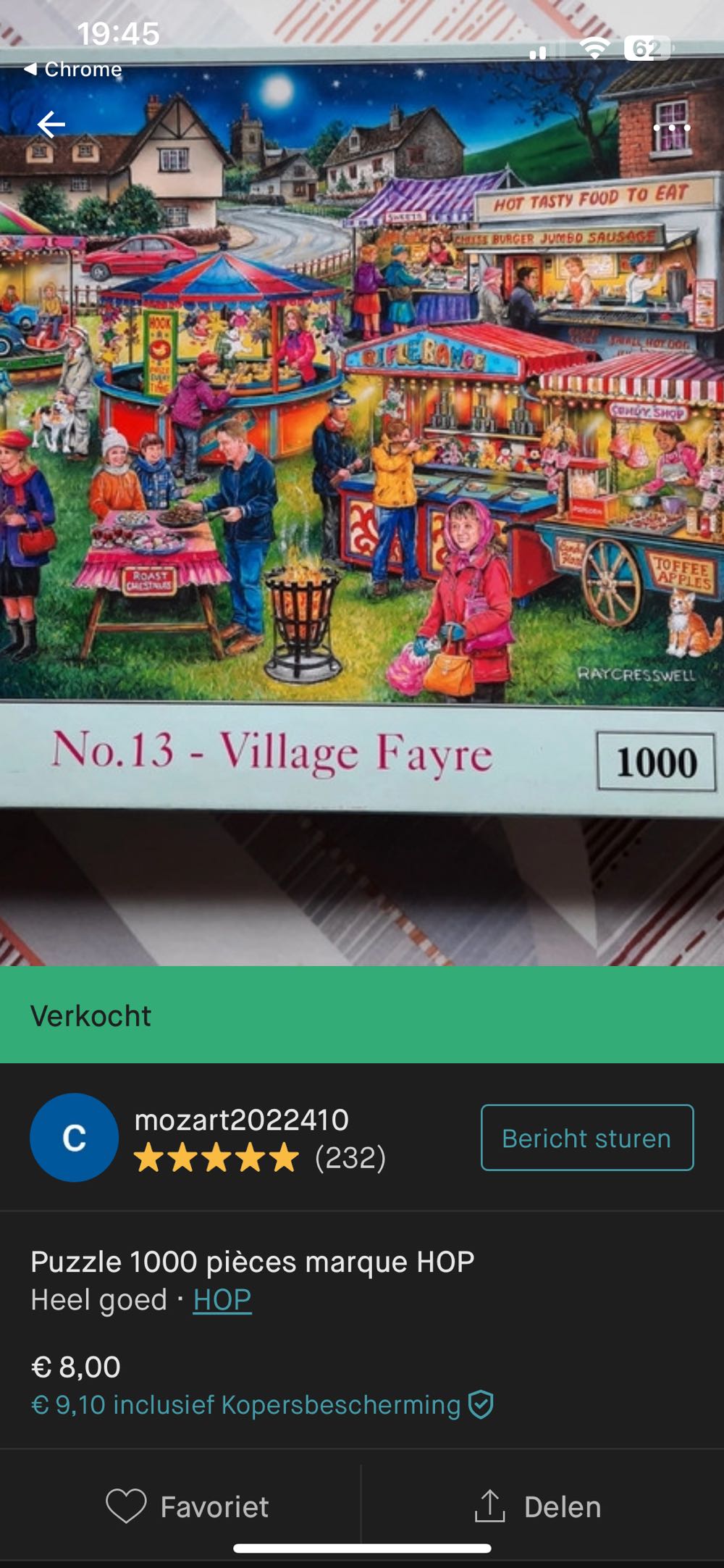 000 Village Fayre (No 13) - HOP 🇬🇧 puzzle collectible [Barcode 5060002004395] - Main Image 4